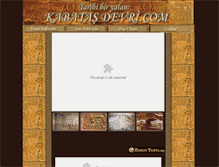 Tablet Screenshot of kabatasdevri.com